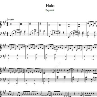 نت پیانو halo