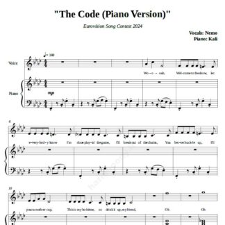 نت پیانو The Code