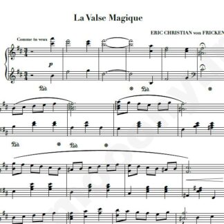 نت پیانو La vasle magique