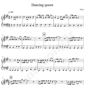 نت پیانو Dancing Queen