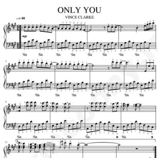نت پیانو Only You