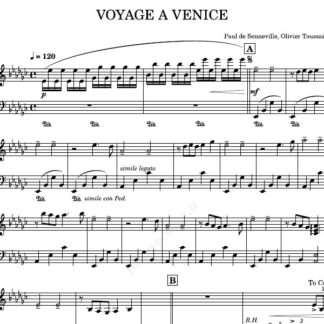 نت پیانو VOYAGE A VENICE