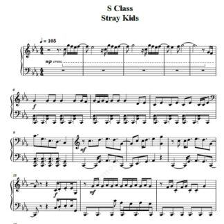 نت پیانو S-Class Stray Kids