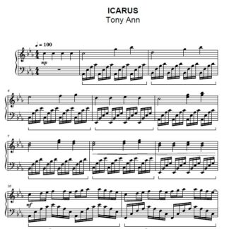 نت پیانو ICARUS Tony Annn